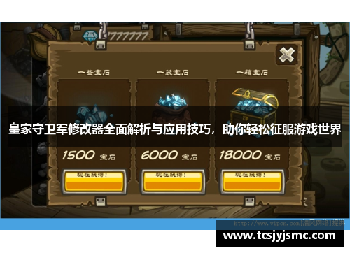 皇家守卫军修改器全面解析与应用技巧，助你轻松征服游戏世界